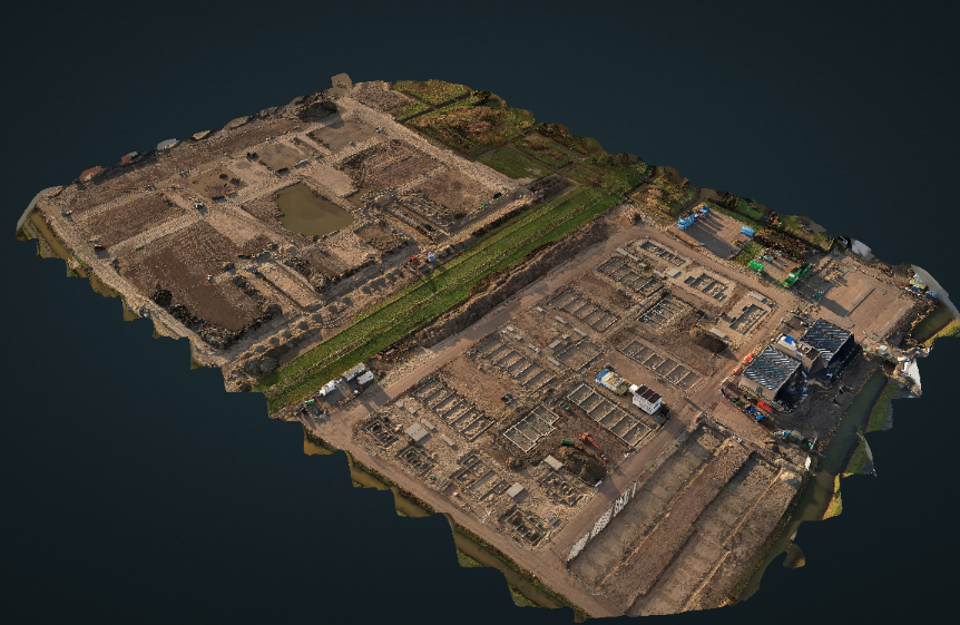 Drone gebaseerd 3D terreinmodel voor volumemeting en voortgangsinzicht